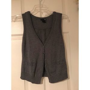 H&M Button-Up Sweater Vest Size Small